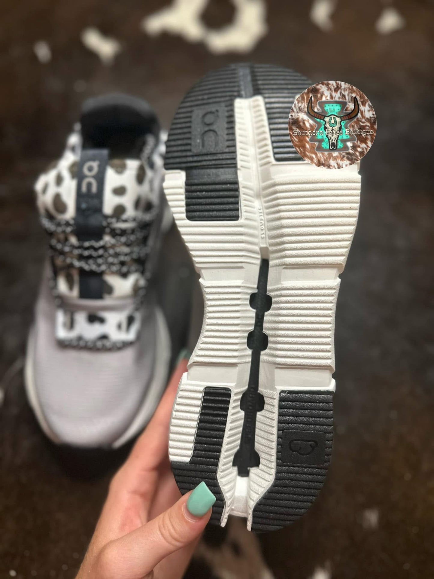 Cow Print OC Sneakers **PRE ORDER**
