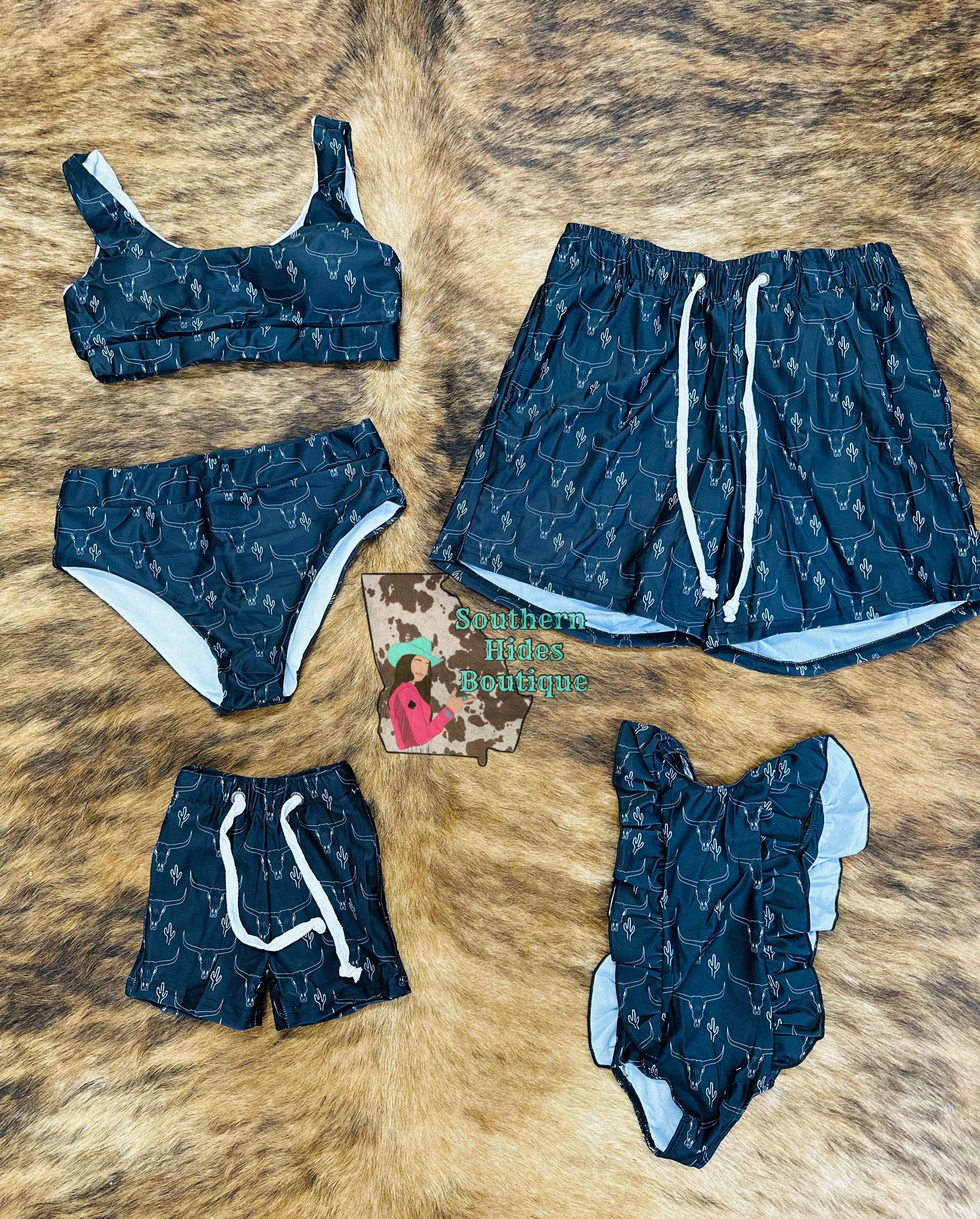 Longhorn Boy’s Swim Trunks