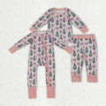 Pink Trees Christmas Jammies