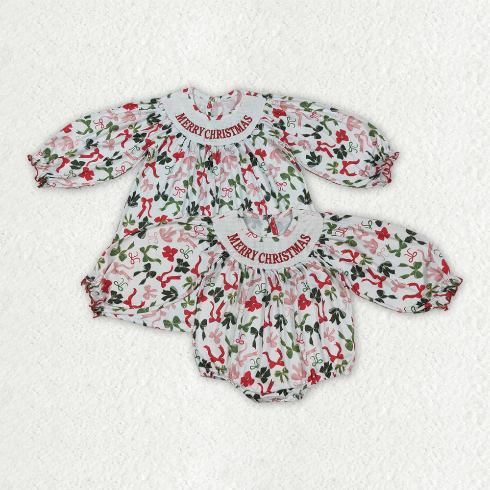Embroidered Christmas Dress