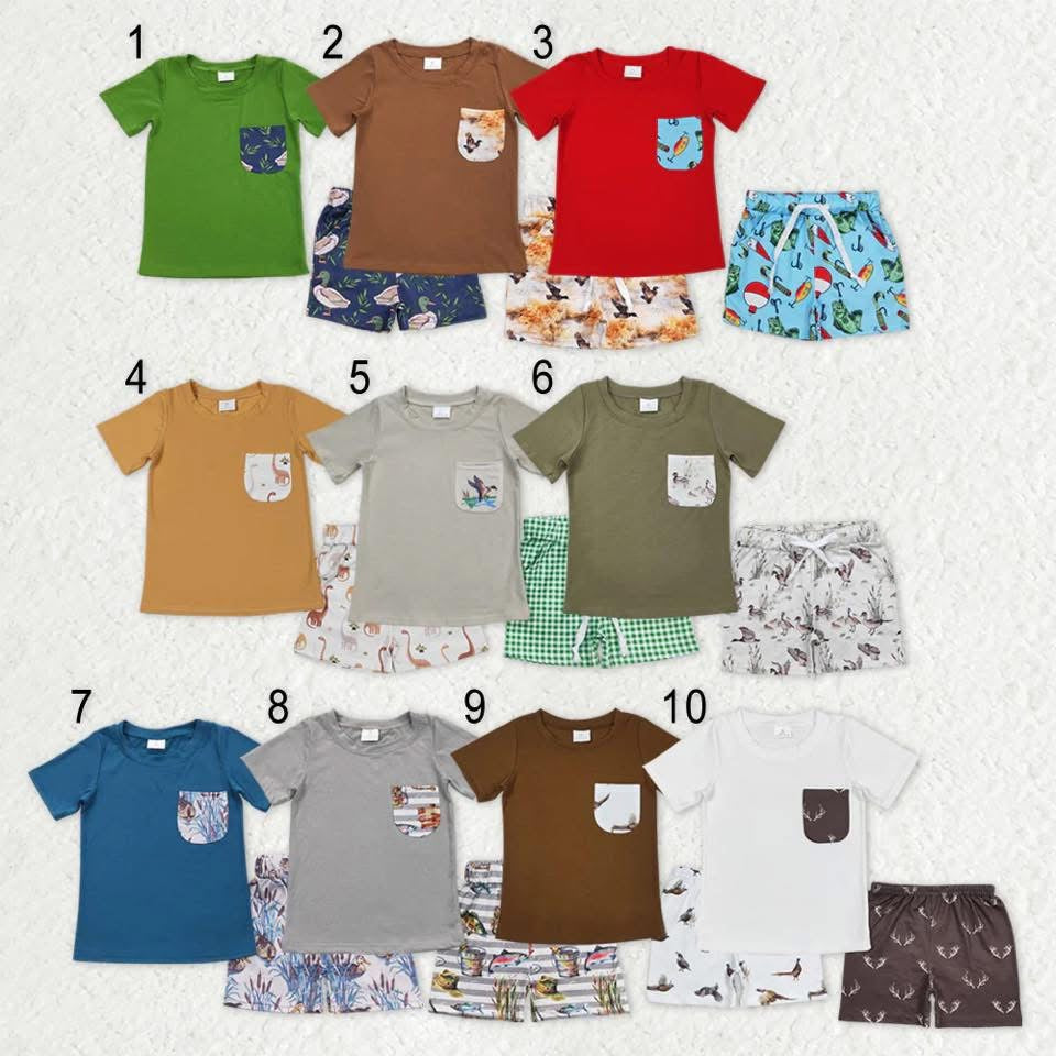 Pocket Shorts Sets **PRE ORDER**