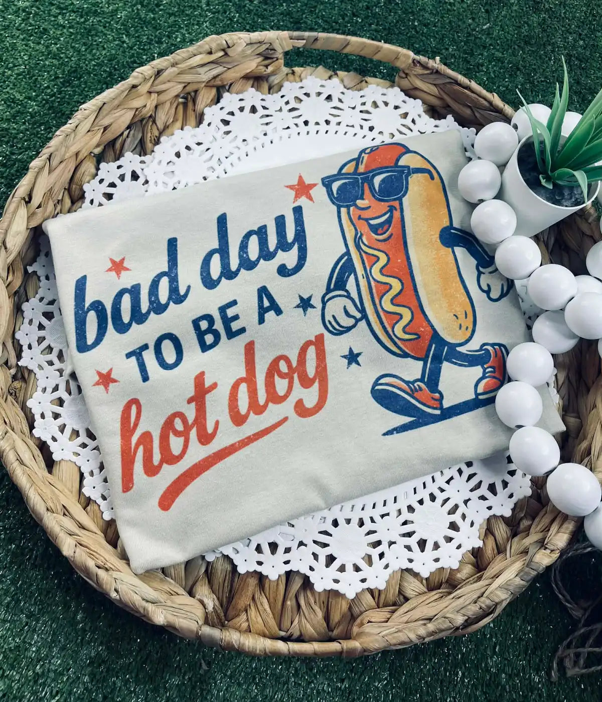 Bad Day To Be A Hot Dog Tee