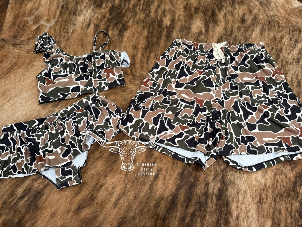Camo Family Swim Duck Camo