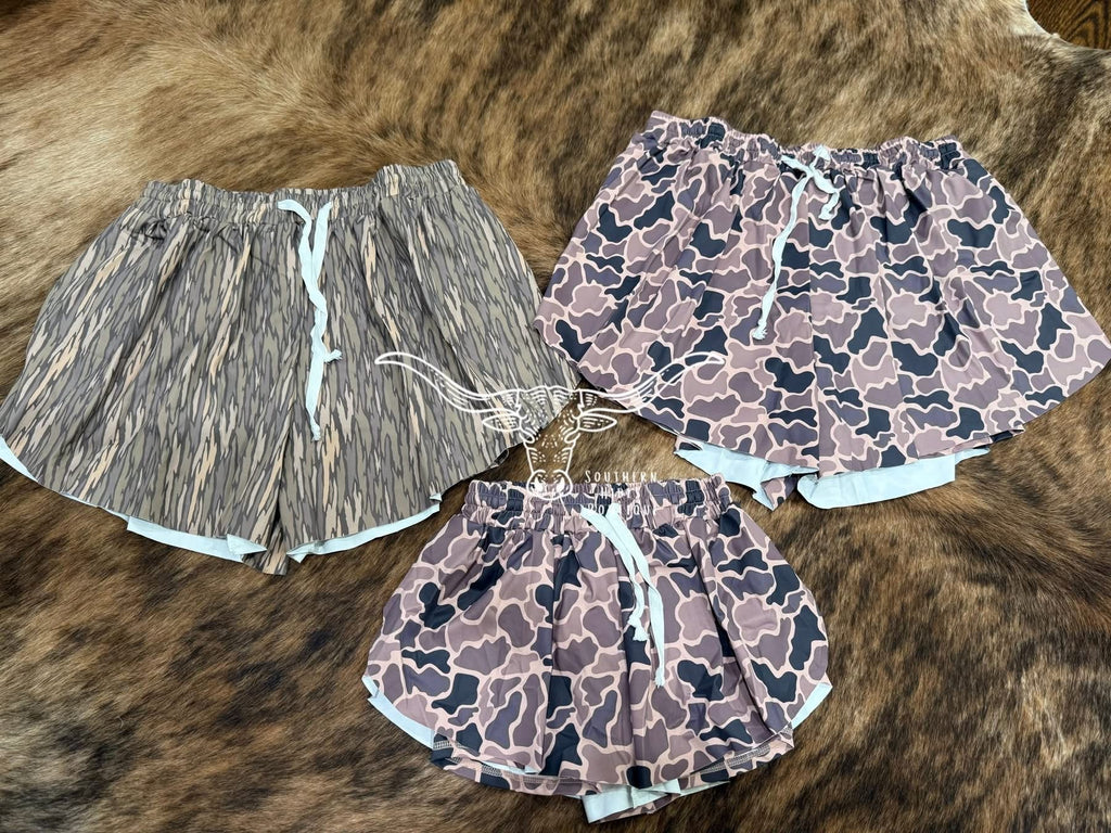 Adult Ruffle Yoga Shorts **PRE ORDER**