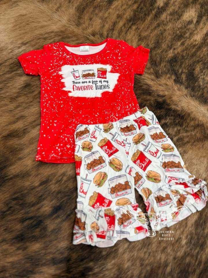 Favorite Things Shorts Set