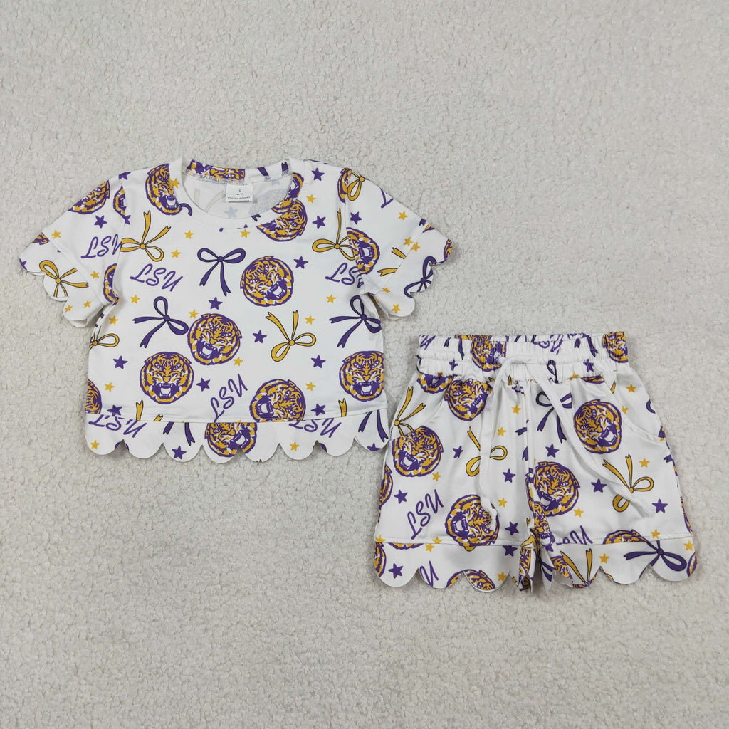 Football Team Scalloped Sets **PRE ORDER*