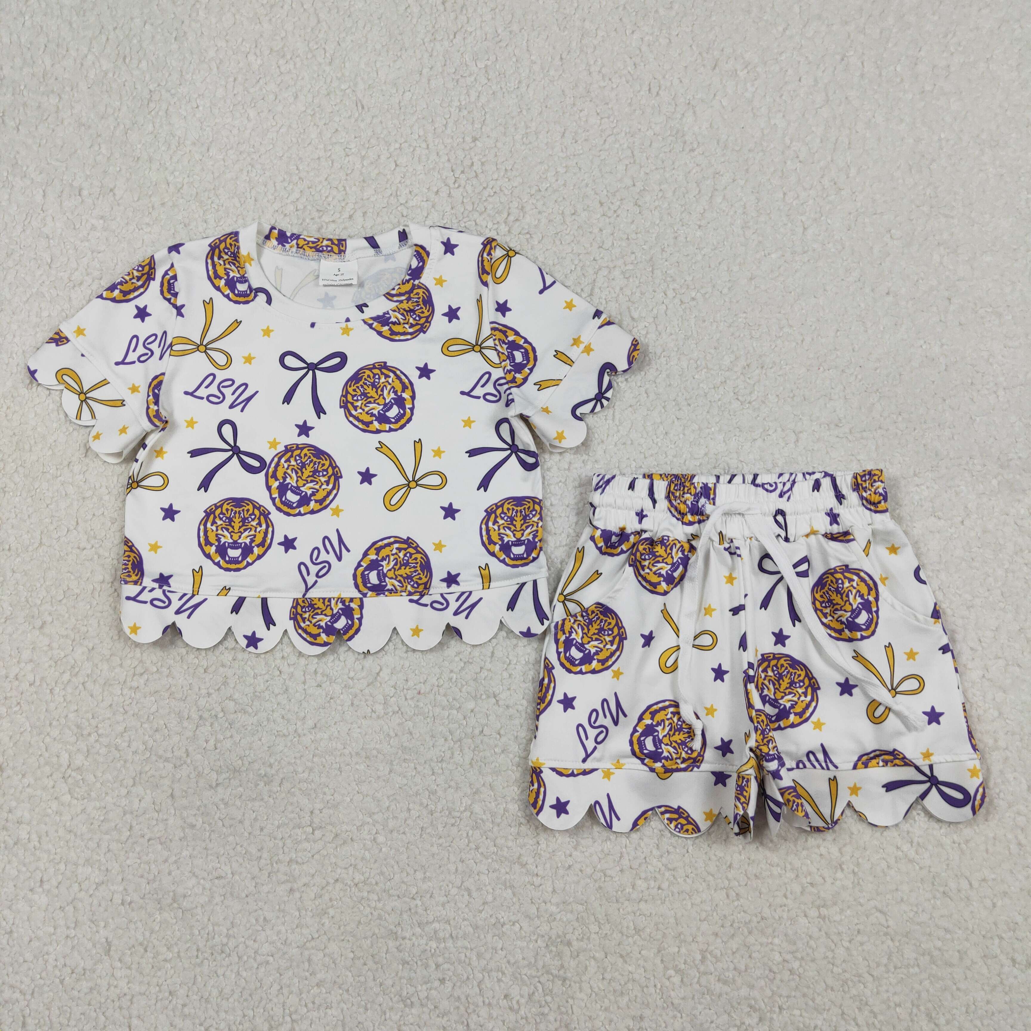 Football Team Scalloped Sets **PRE ORDER*