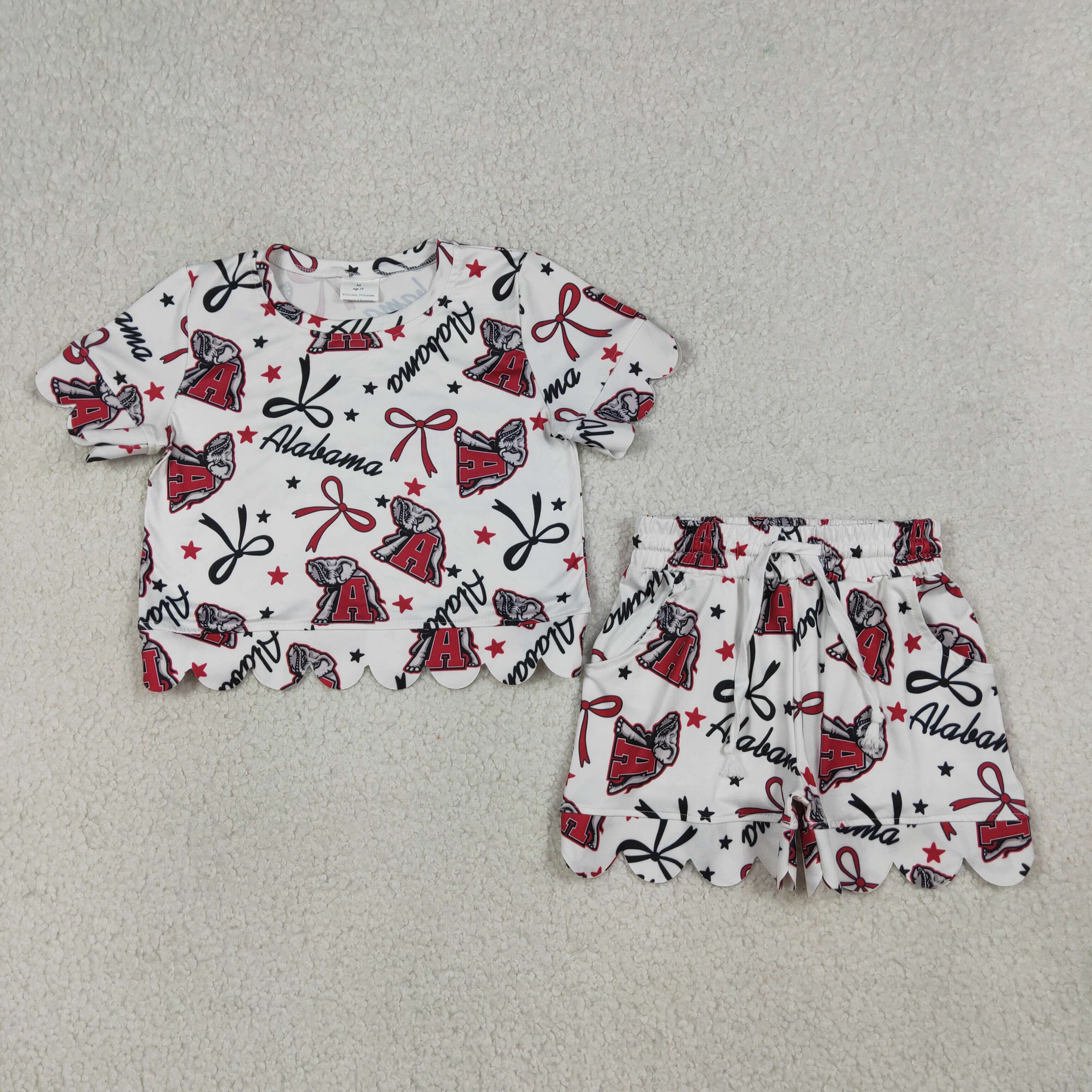 Football Team Scalloped Sets **PRE ORDER*