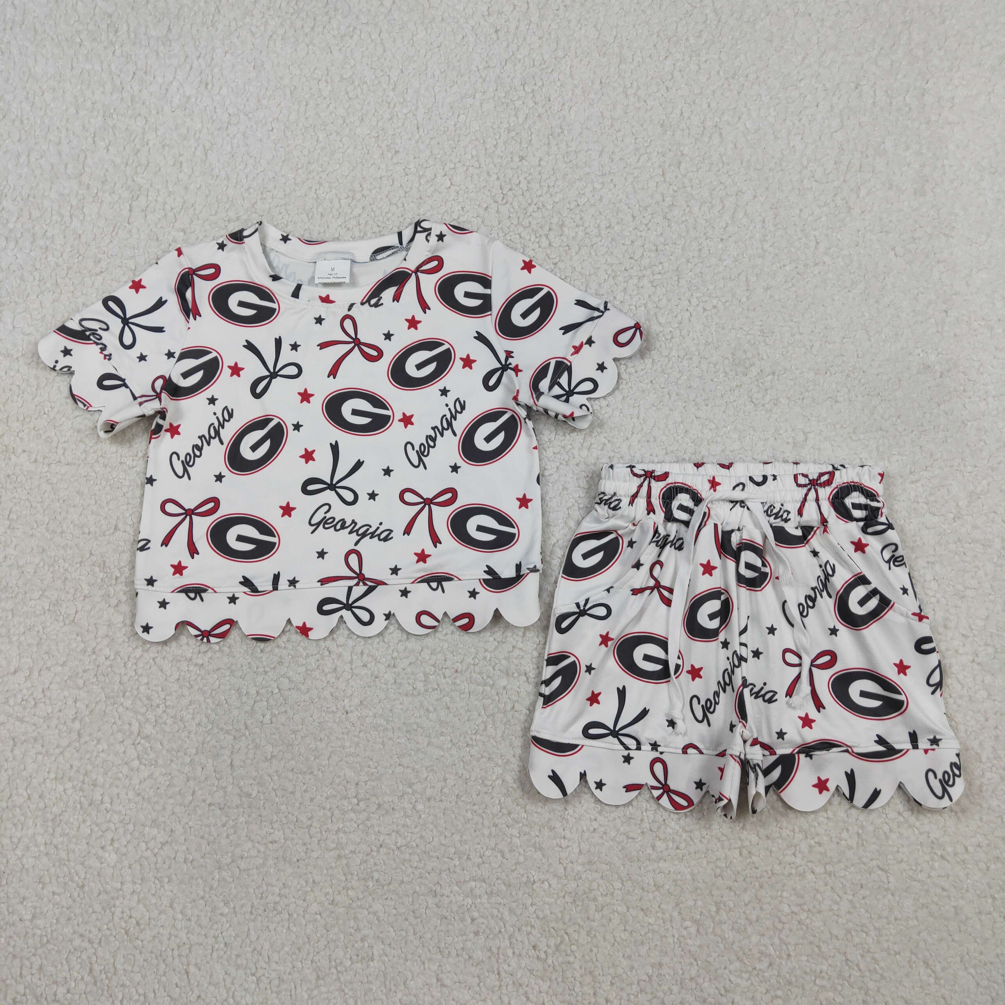 Football Team Scalloped Sets **PRE ORDER*