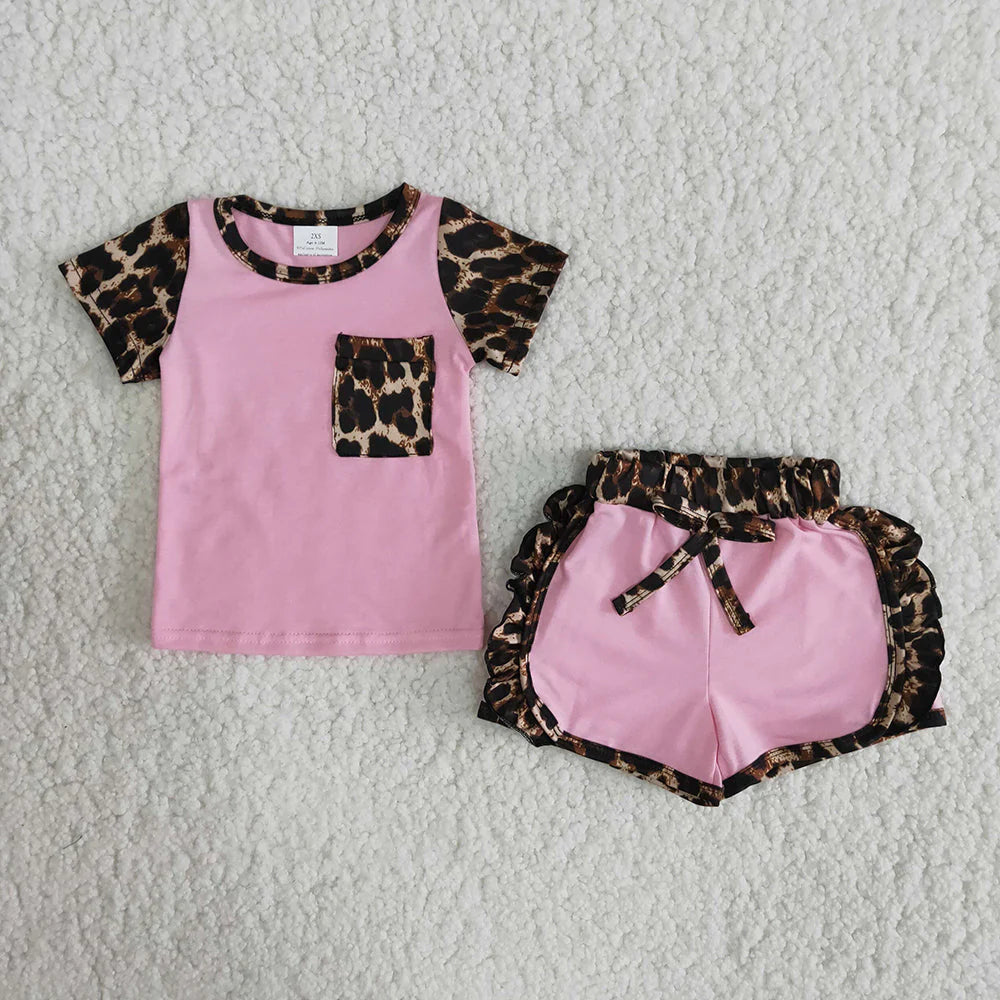 Leopard Shorts Set (2 Colors) **PRE ORDER**