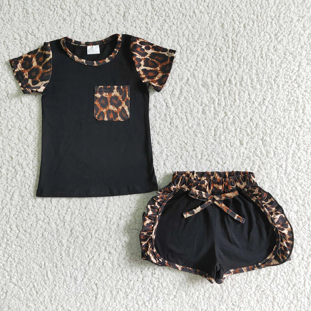 Leopard Shorts Set (2 Colors) **PRE ORDER**