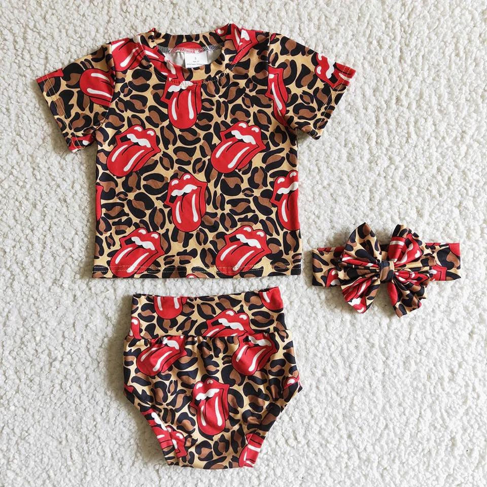 Leopard Bummie Set **PRE ORDER**