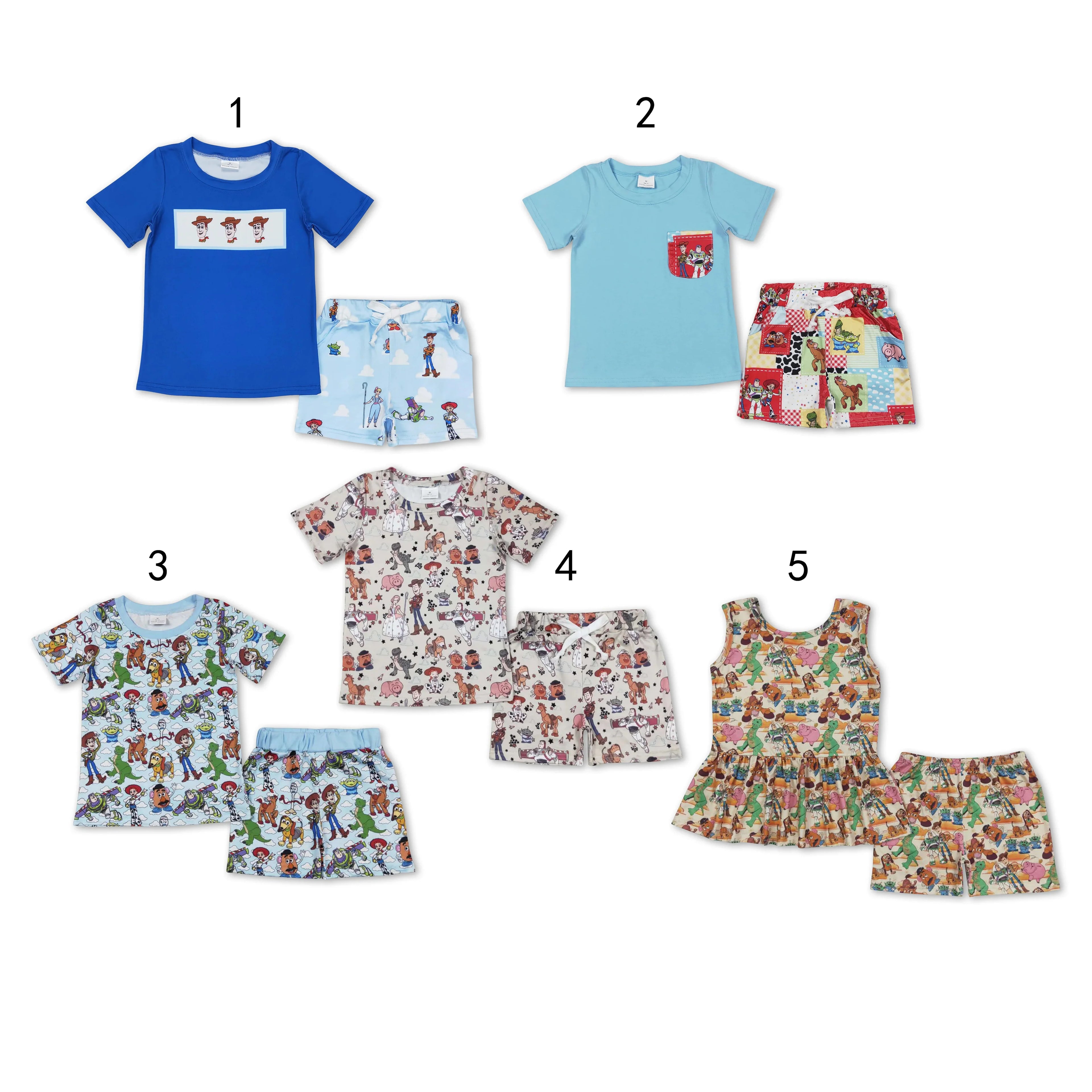 Toy Shorts Sets **PRE ORDER**