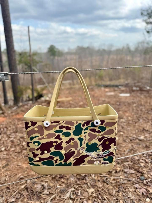 Duck Camo Beach Tote