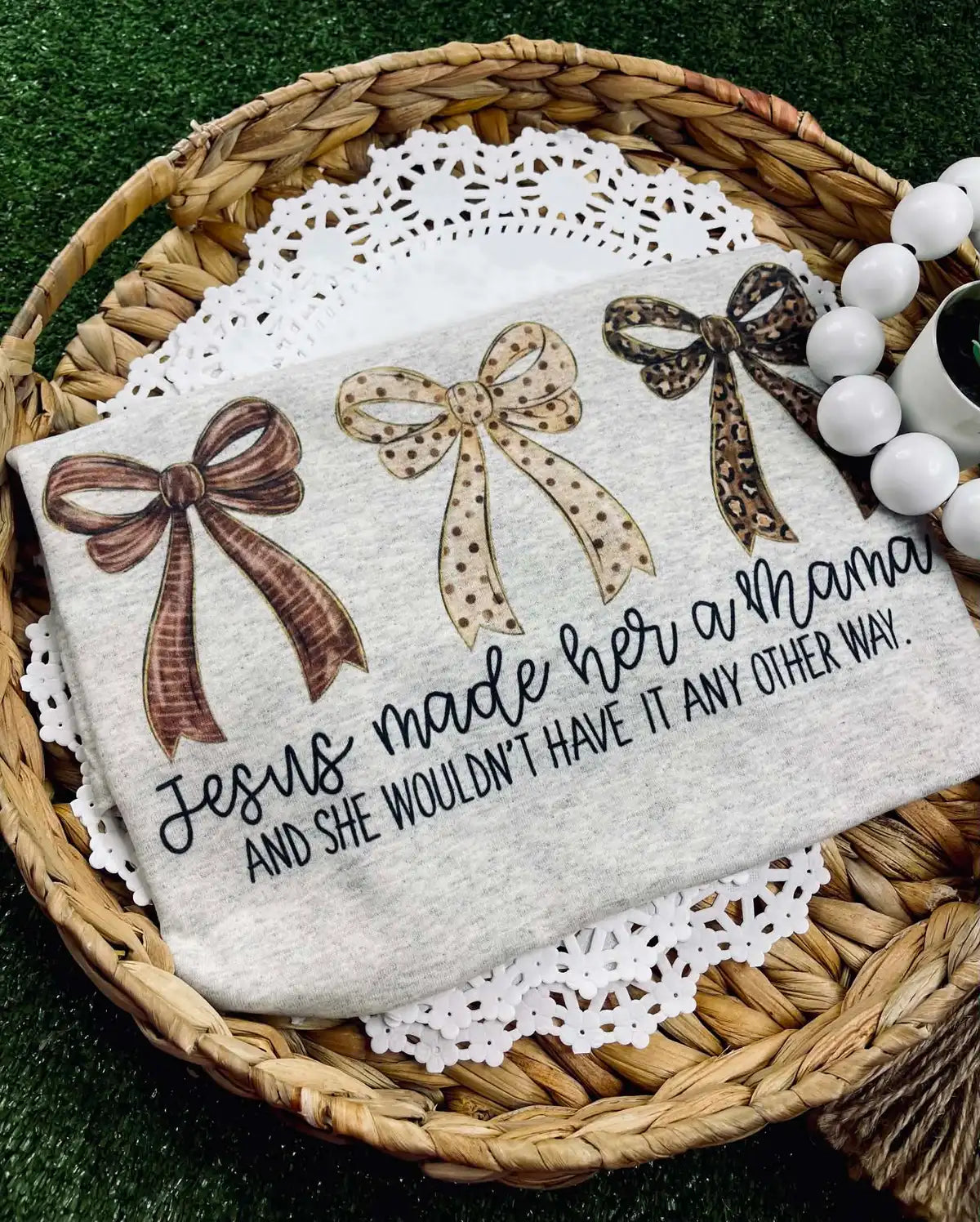Jesus Made Her A Mama Tee (Port & Co Tee)
