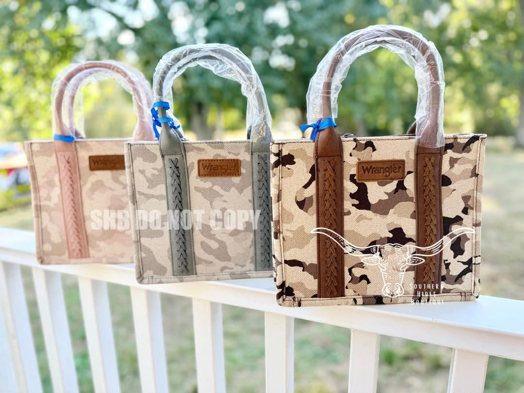 Camo Wrangler Crossbody Bags