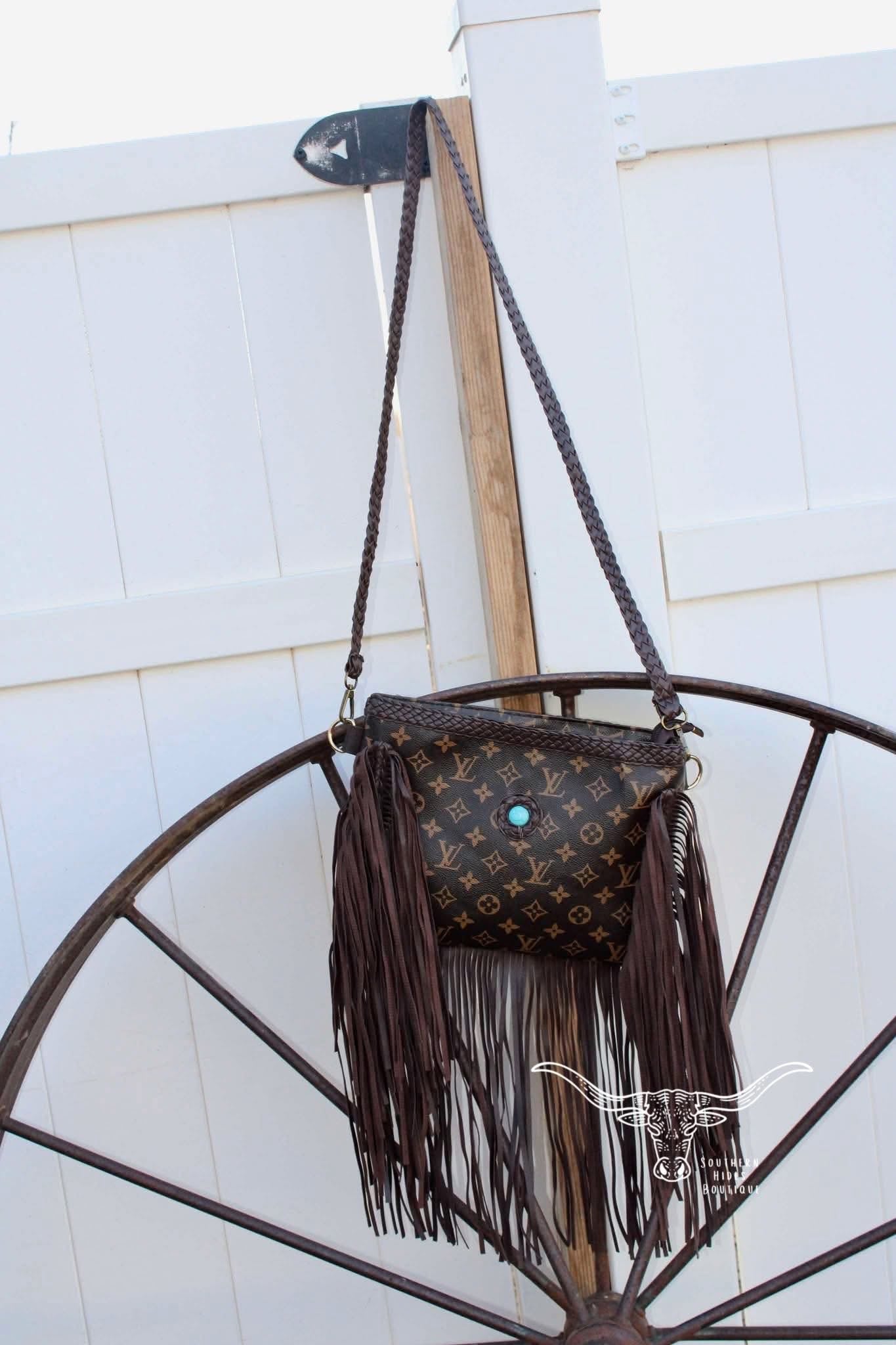 Turquoise Fringe Crossbody