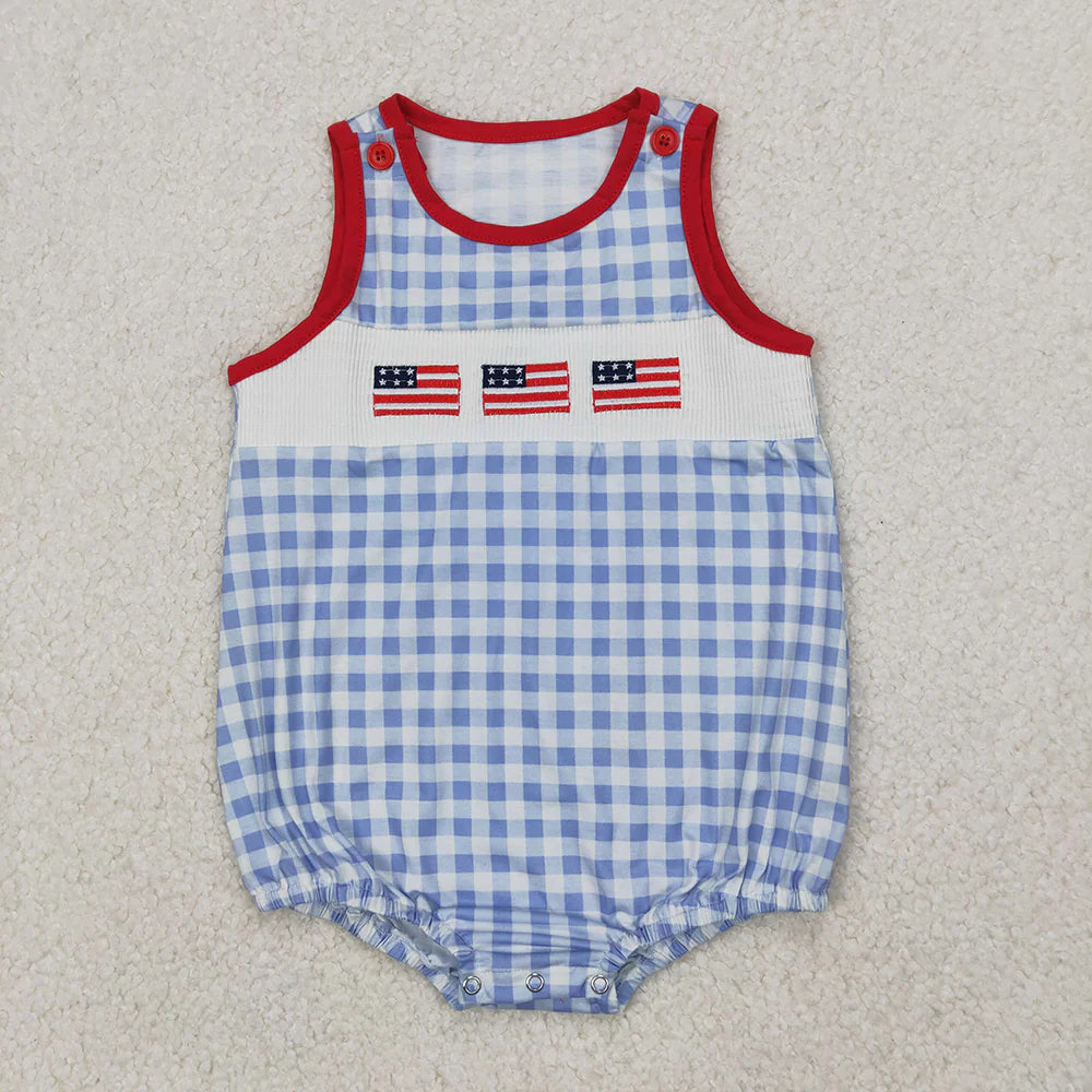 Smocked Sibling 4th of July Outfit **PRE ORDER**