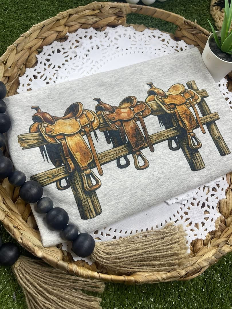 Saddled Up Tee (Port & Co Tee)