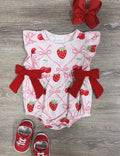 Strawberry Bubble Romper **PRE ORDER**