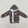 Camo Windbreaker Hooded Zip Jacket **PRE ORDER**