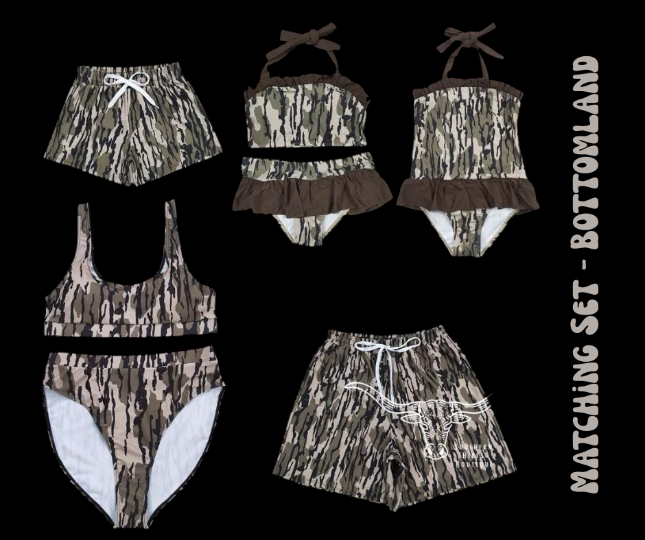 Camo Family Swim Bottomland