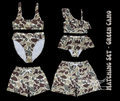 Camo Family Swim Green