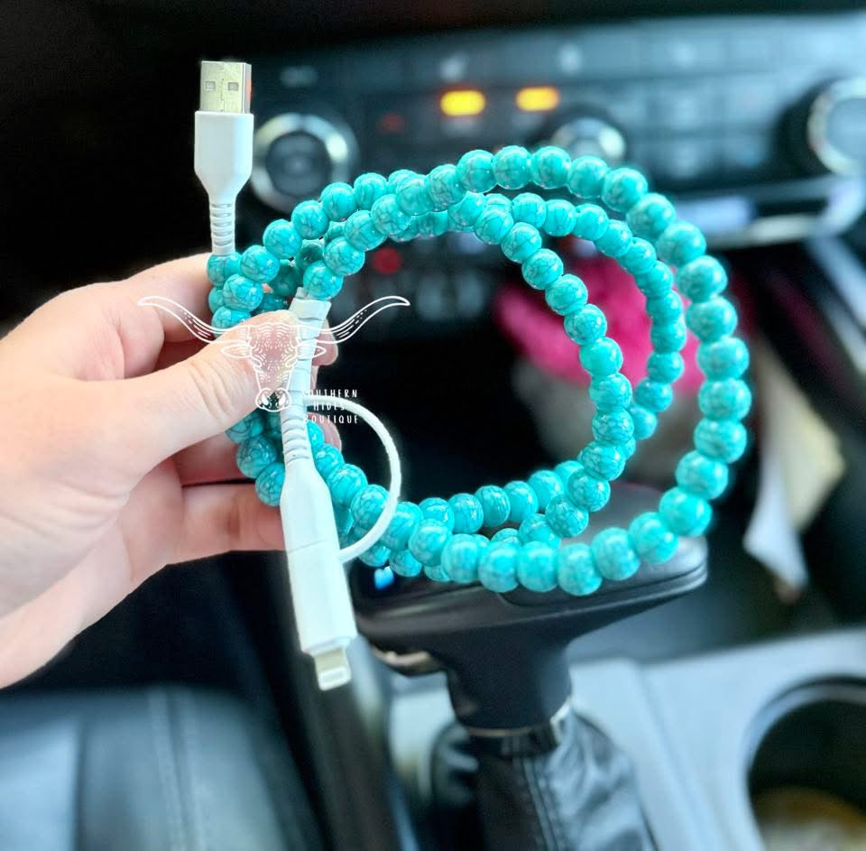 Beaded Phone Chargers **PRE ORDER**