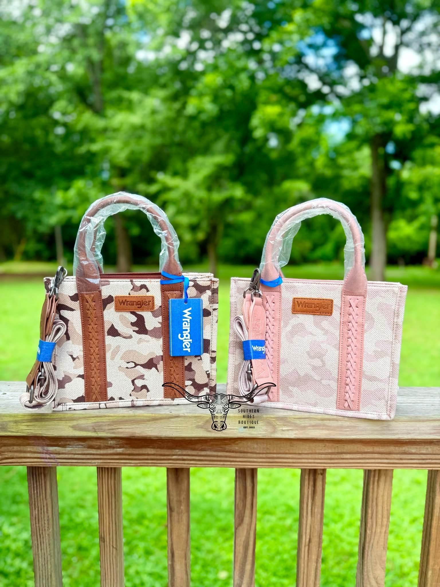 Camo Wrangler Crossbody Bags