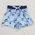 Boy’s Blue Dog Swim Trunks *Pre Order*