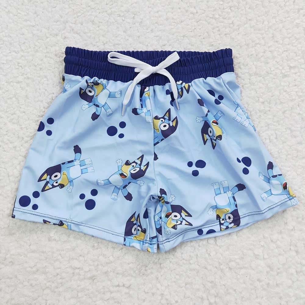 Boy’s Blue Dog Swim Trunks *Pre Order*