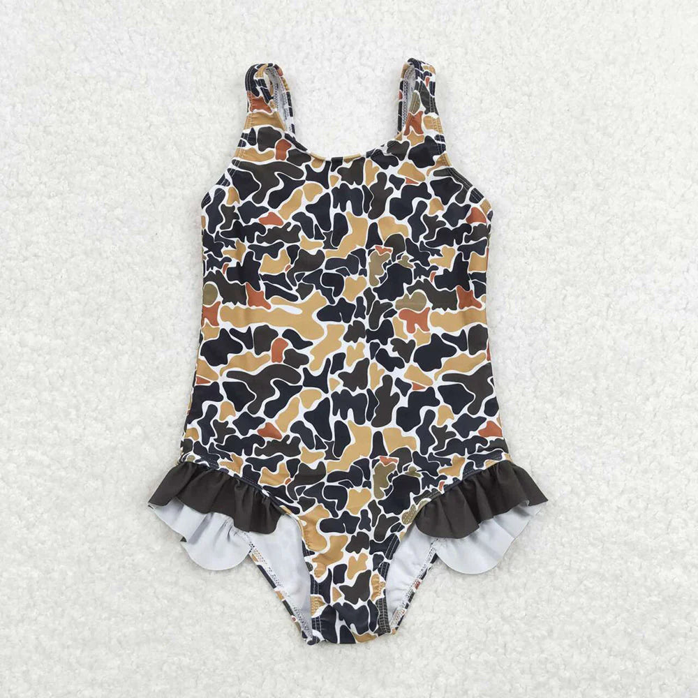 Girl’s Multi Camo Swim *Pre Order*
