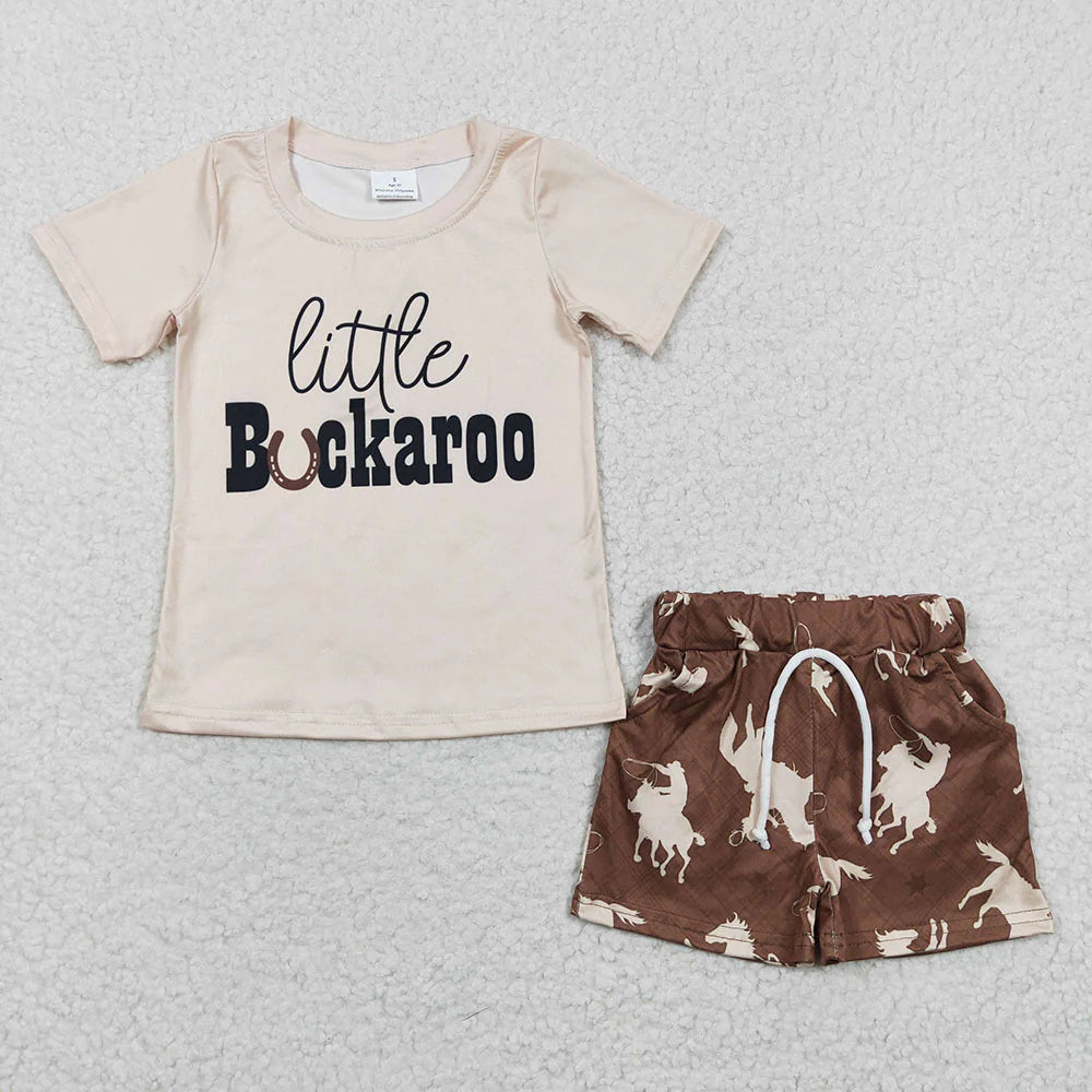 Little Buckaroo Shorts Set *Pre Order*