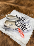 Checkered Slip Ons **PRE ORDER**