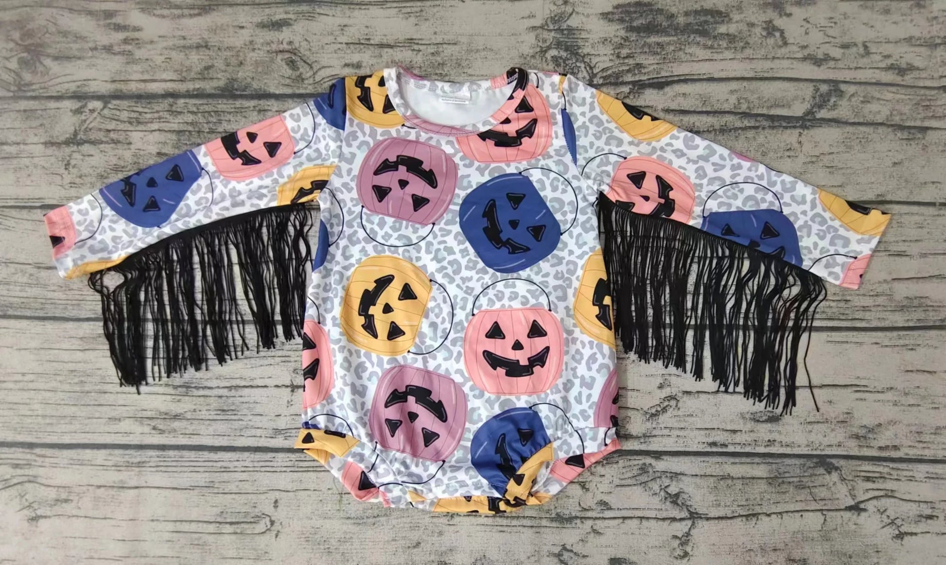 Fringe Pumpkin Onesie