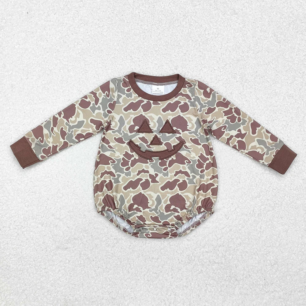 Camo Pumpkin Onesie