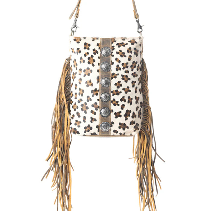 Ornamental Leather & Hairon Bag